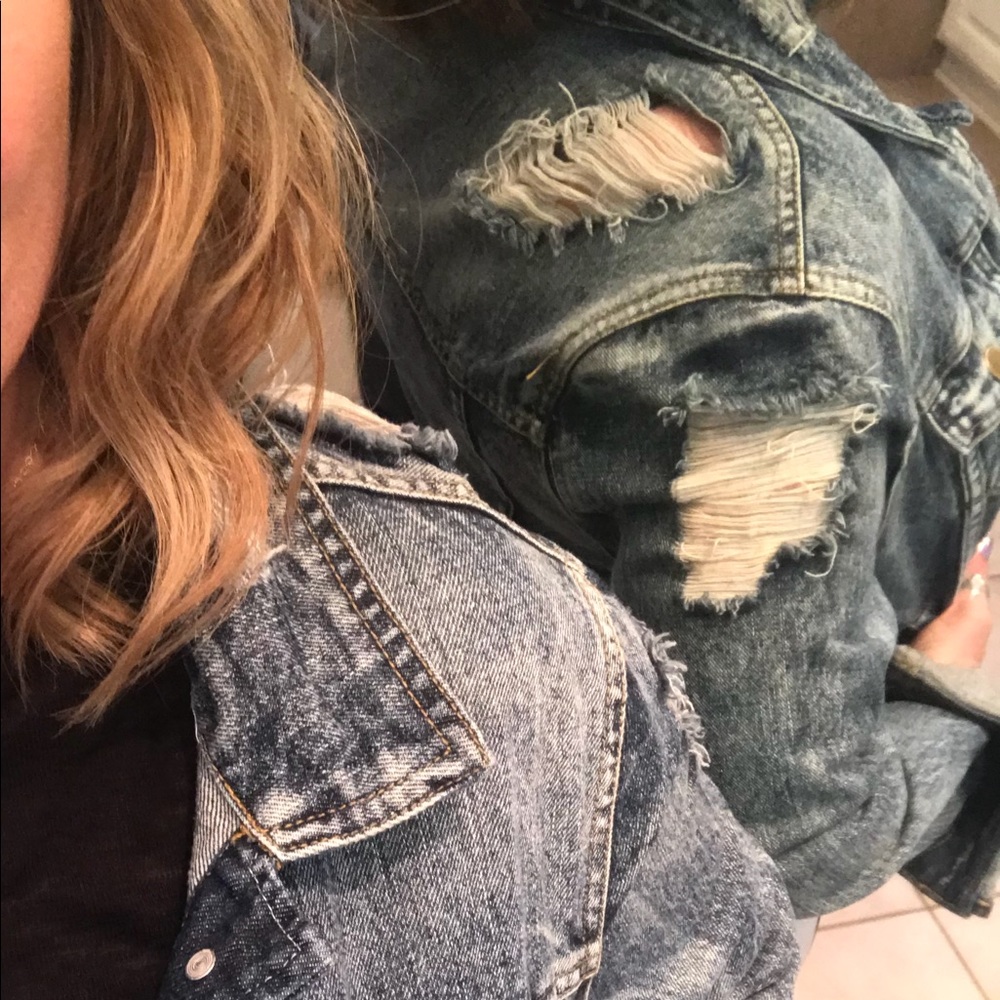 Destructed Denim Jacket - Picture 8 of 8